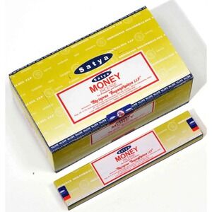 Satya Money Incense 15g Each Shrinivas‎ Sugandhalaya Prosperity Success Boho